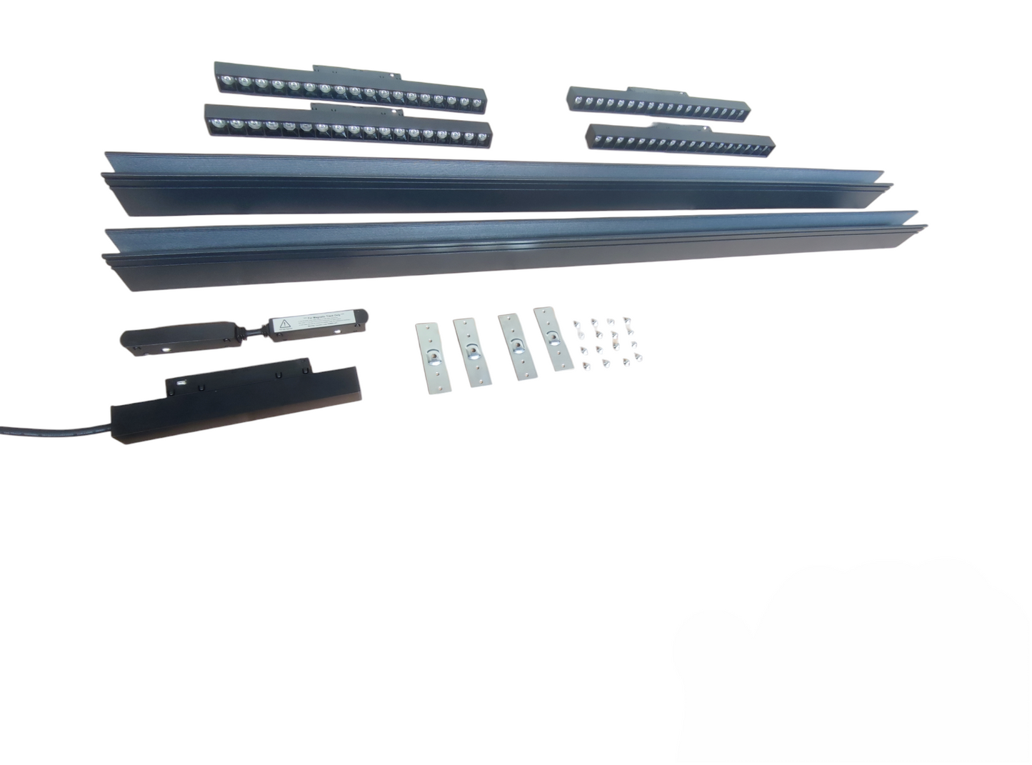 ILLUMIQ TERRA Magnetic Track Light 2 Meters 50mm with 4pcs 18W LED Grille Track Light 220V Daylight 6500K 20 Series