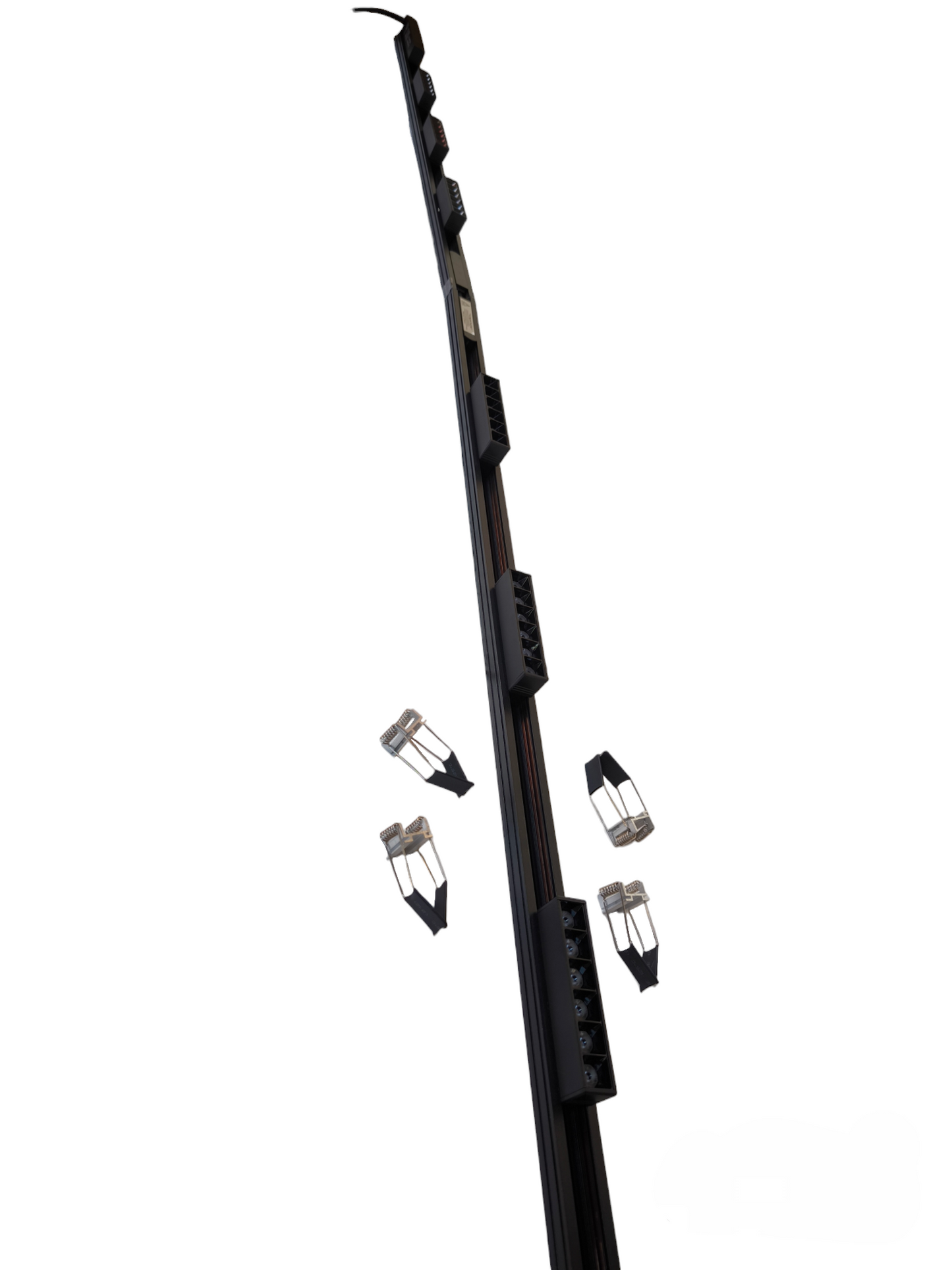 Magnetic Track Light 2 Meters 26mm with 6 pcs 6W Grille Track Light Cool White 4000K and Power Supply 100W 220V ( ILLUMIQ TERRA)