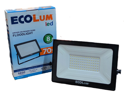 Ecolum 70W LED Flood Light 220V Daylight 6500K CFL3070DL