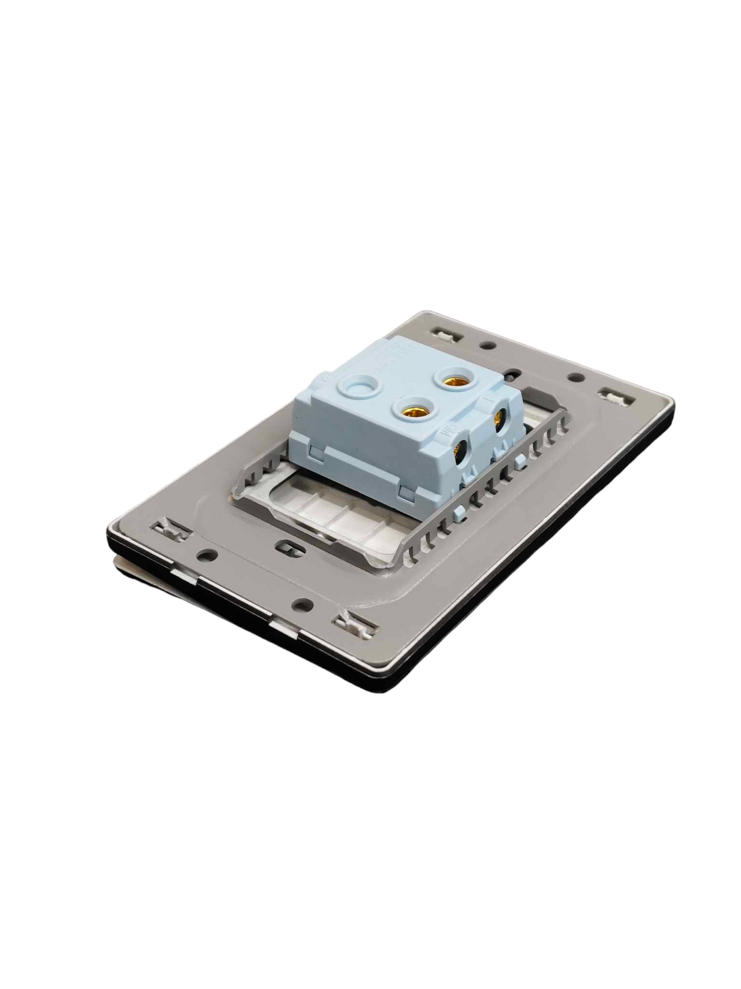 Grazen 1 Gang Door Bell Switch 16A 220V with Plate Cover GW-018 Available in Black, Grey, White and Gold
