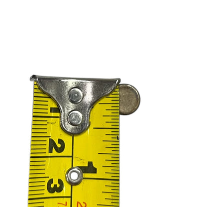 Yellow measuring tape showing size of Ceramic Fuse 20A 400v 8x31mm from China electrical parts