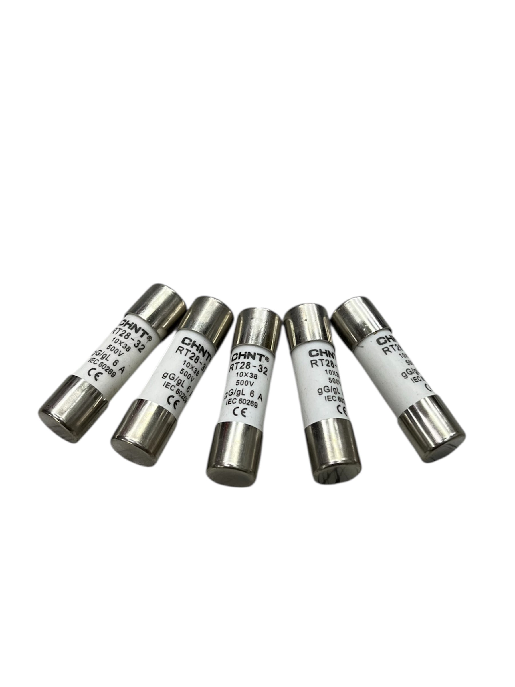 Ceramic Fuse 6A 500V 10x38mm electrical components for circuit protection from China