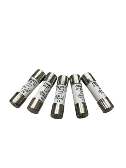 Ceramic Fuse 6A 500V 10x38mm electrical components for circuit protection from China