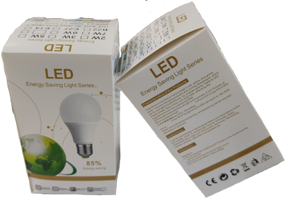 LED Bulb 12V DC 12W E27 Daylight (needs Battery to light up)