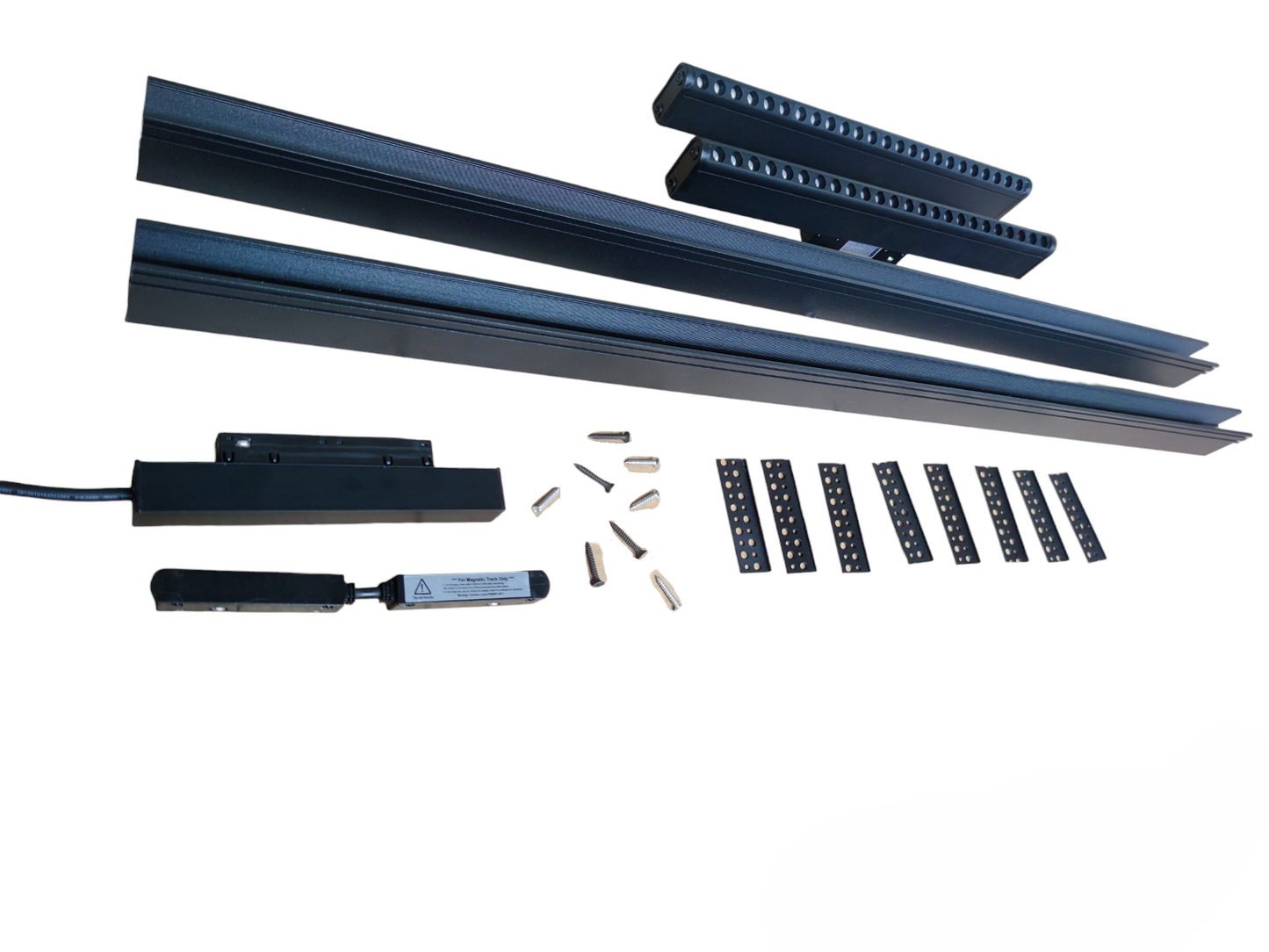 IILUMIQ TERRA Magnetic Track Light 2 Meter 50mm with 2pc 24W LED Rotary Grille Track Light 220V Daylight 6500K