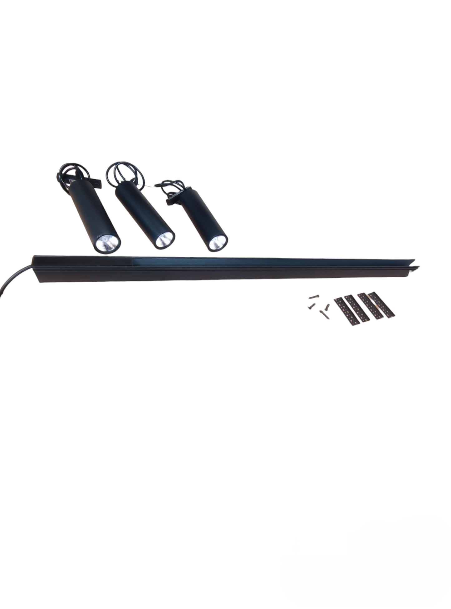 Magnetic Track Light 1 Meter 50mm with 3pcs 6W LED Pendant Track Light 220V Cool White 4000K ( ILLUMIQ TERRA)