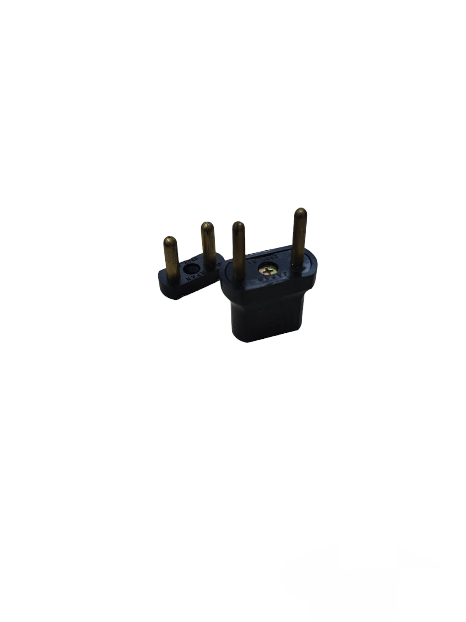Japan made adapter pins for Wires Leads Changing Pin 0.4cm to 0.5cm with black plastic casing