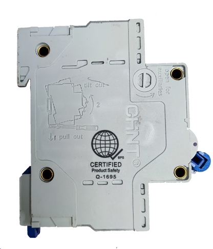 Chint 100A 3Pole Miniature Circuit Breaker 10 KAIC electrical circuitry component in white casing