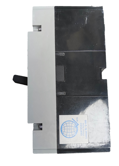 Chint 180A 3 Pole Industrial Circuit Breaker in black and gray for electrical systems