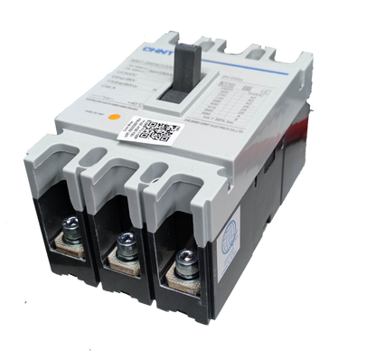 Chint 180A 3 Pole Industrial Circuit Breaker with lever switch and screw terminals