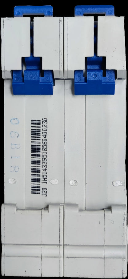 CHINT 25A 2 pole miniature circuit breaker designed for electrical safety and protection