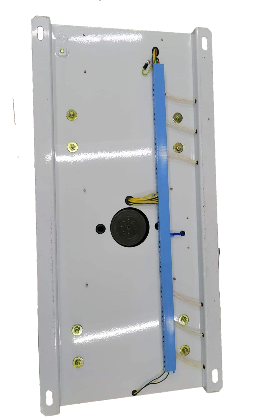 Chint 400A automatic transfer switch 3 phase white electrical panel with wiring and mounting holes