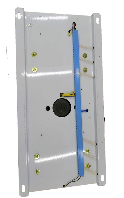 Chint 400A automatic transfer switch 3 phase white electrical panel with wiring and mounting holes