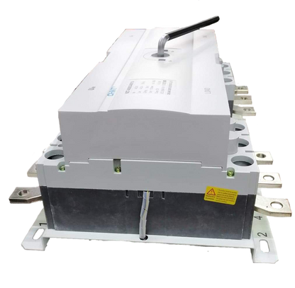 Chint 400A automatic transfer switch 3 phase electrical component with manual lever and metal base
