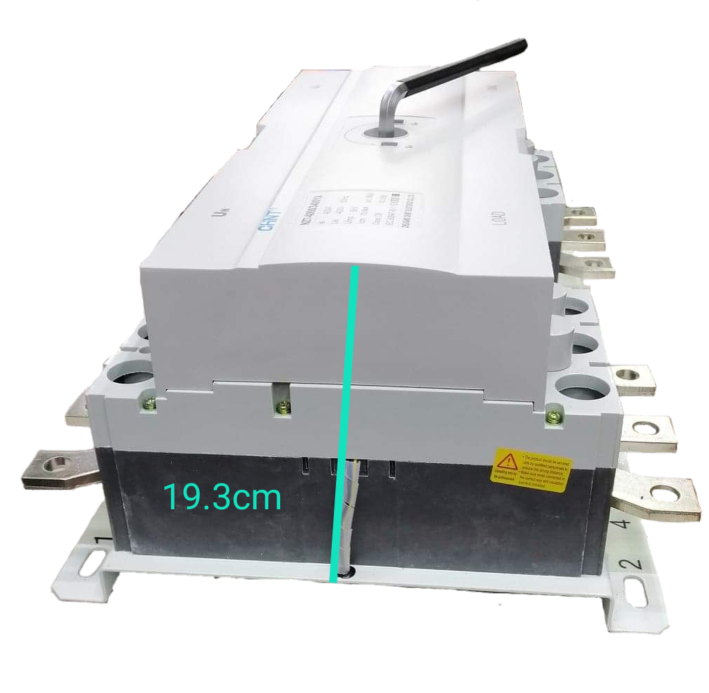 Chint 400A automatic transfer switch 3 phase electrical circuitry component in white and gray