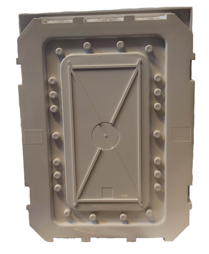 Chint 6 Ways Distribution Box with BusBar electrical circuitry component in gray plastic housing