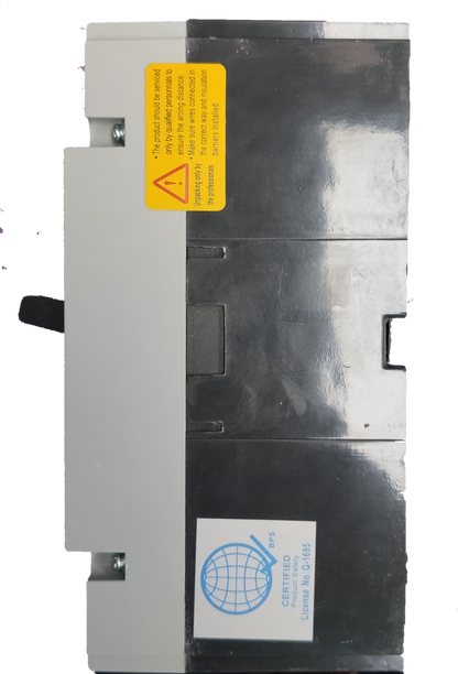 Chint 80A 3 Pole Industrial Circuit Breaker 3 Phase electrical component with warning label and certification