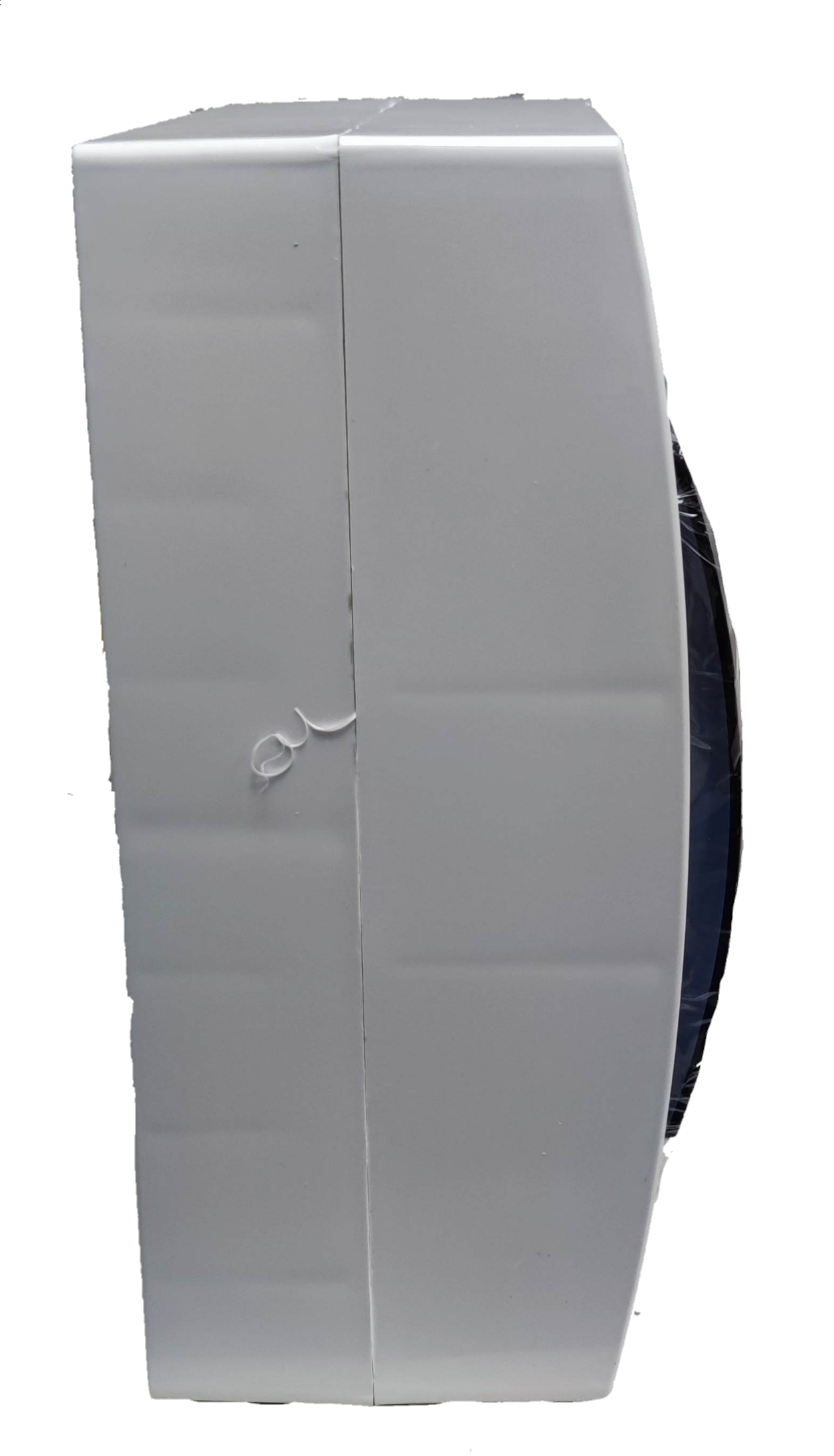 Chint 12 Ways Distribution Box white plastic enclosure side profile with hinged clear front cover for circuit protection