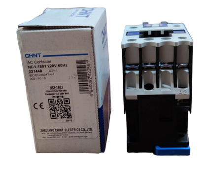 Chint magnetic contactor 25A 220V with box for reliable electrical control and automation