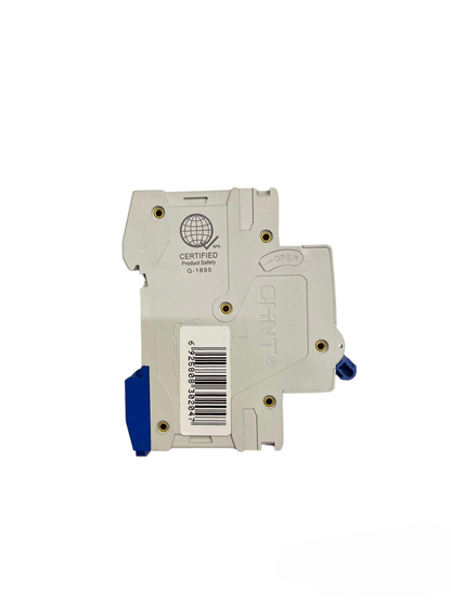 Chint NB1-63 1P C20 MCB electrical circuit breaker with certification and barcode