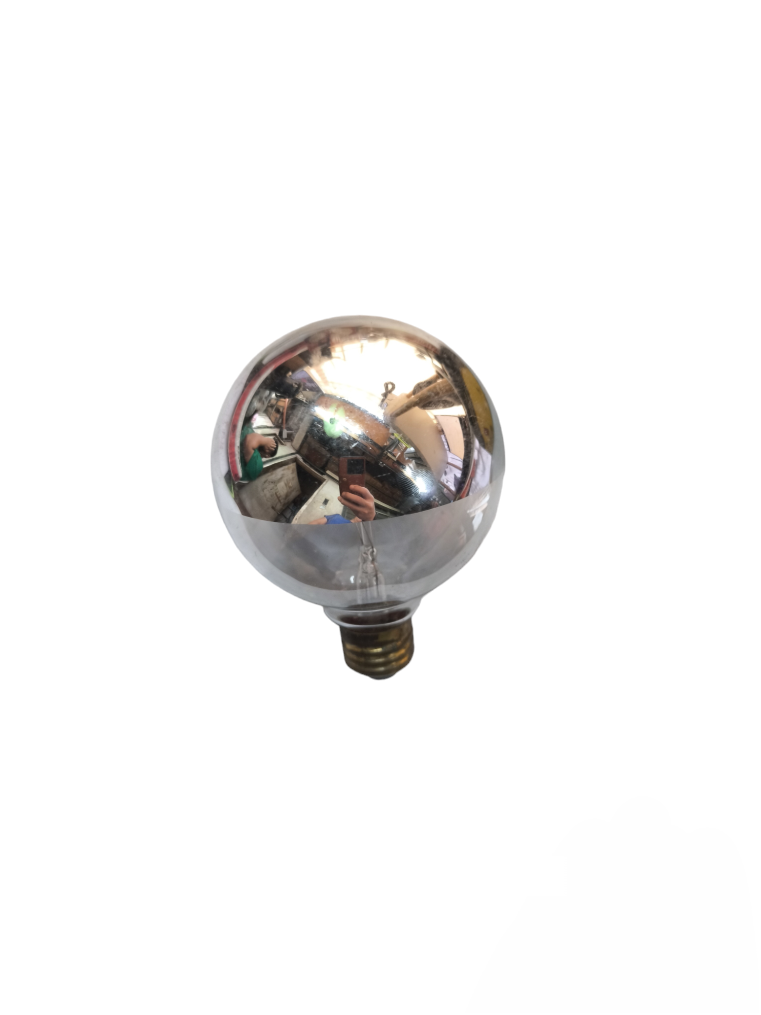 Chiyoda 60W Reflector Bulb 220V incandescent light bulb with reflective silver coating