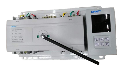 Chint automatic transfer switch 100a 3 phase with digital display and control lever for electrical circuitry