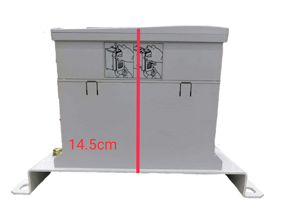 Chint automatic transfer switch 100a 3 phase gray electrical circuitry component with mounting base