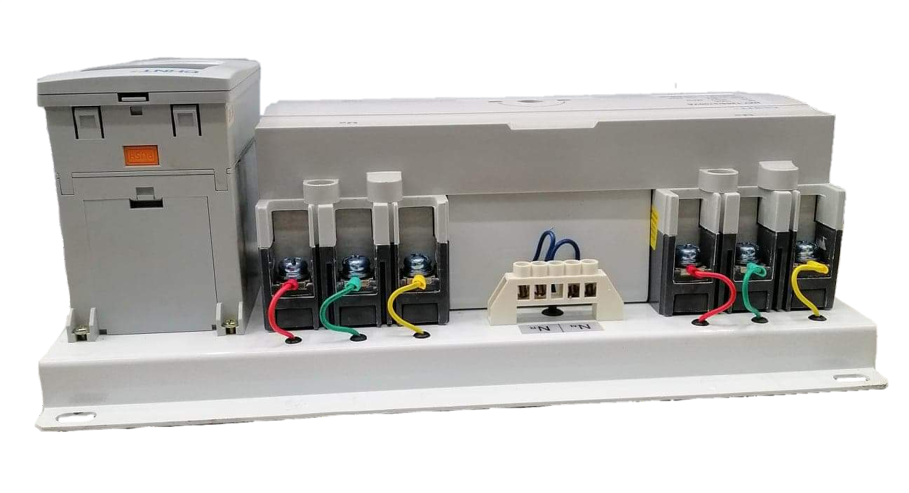 Chint automatic transfer switch 100a 3 phase electrical circuitry component with multiple wiring connections