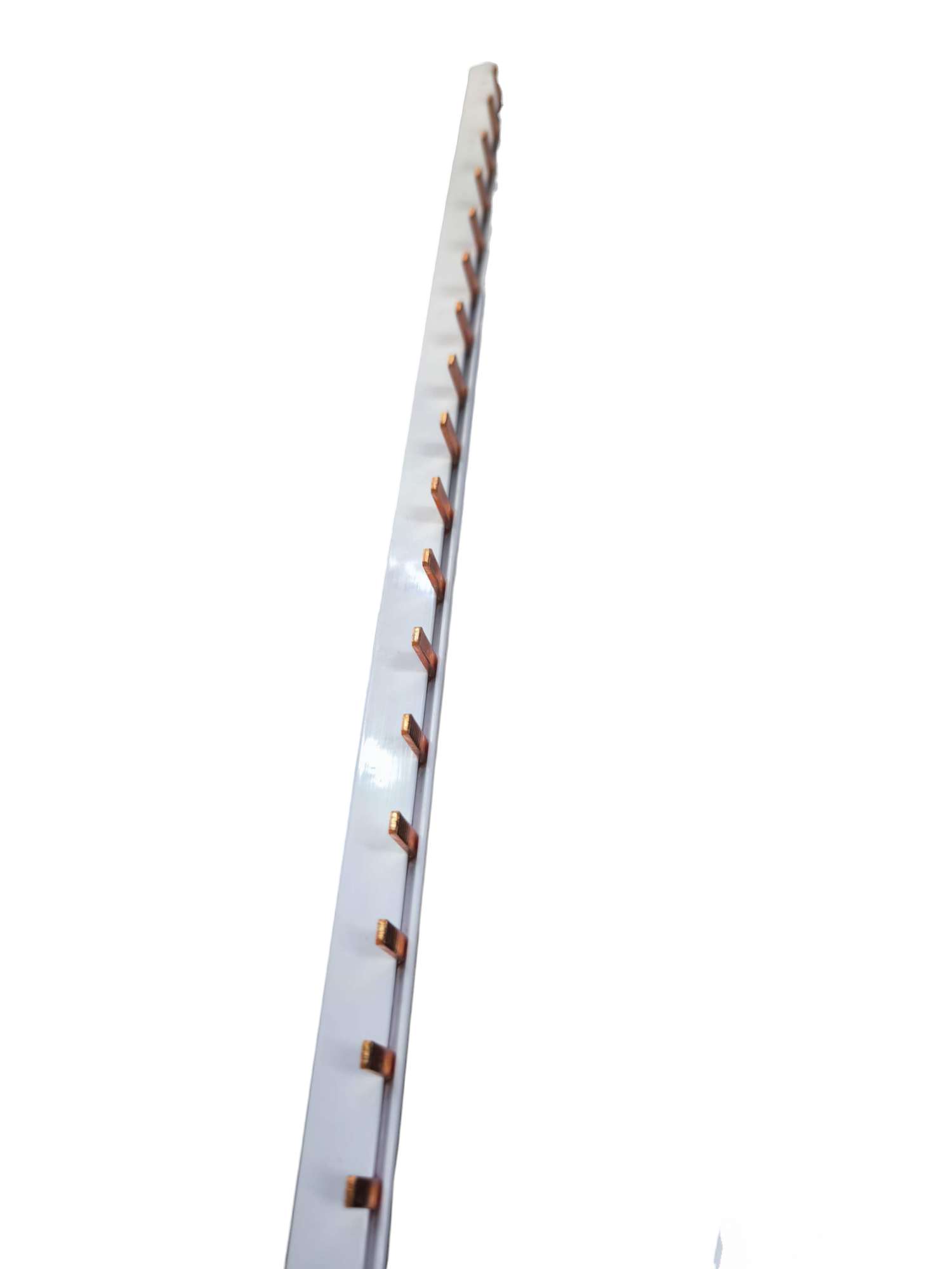 Chint Bus Bar for Miniature Circuit Breaker 1 Pole with multiple copper connectors on a white base