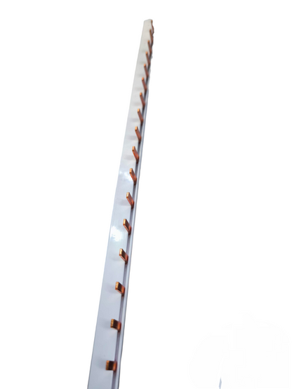 Chint Bus Bar for Miniature Circuit Breaker 1 Pole with multiple copper connectors on a white base