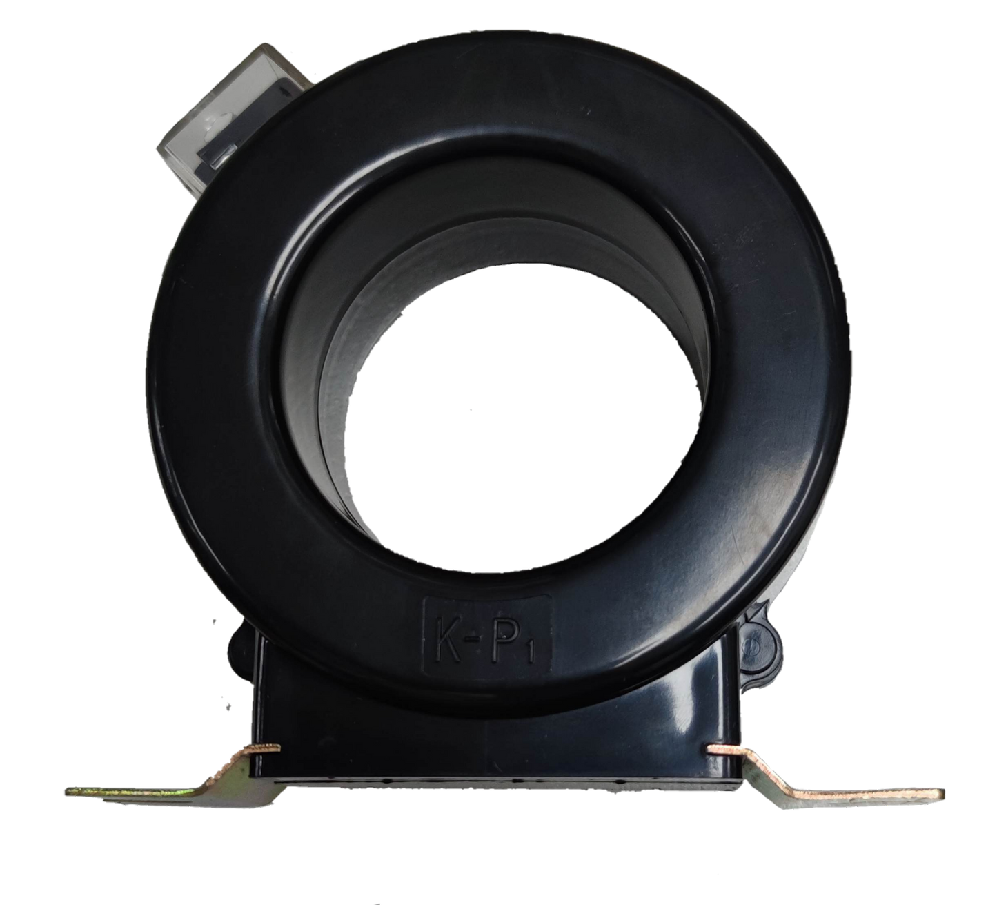 CK-61 Current Transformer 400:5 15VA round black electrical measuring device with metal mounting base
