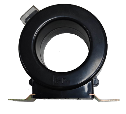 CK-61 Current Transformer 400:5 15VA round black electrical measuring device with metal mounting base