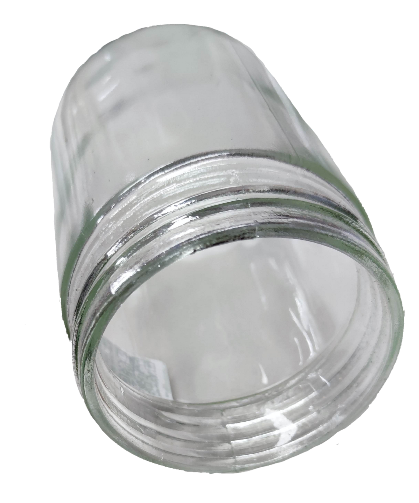 Clear vapor lamp glass cover with threaded edge for lighting installation accessories made in China