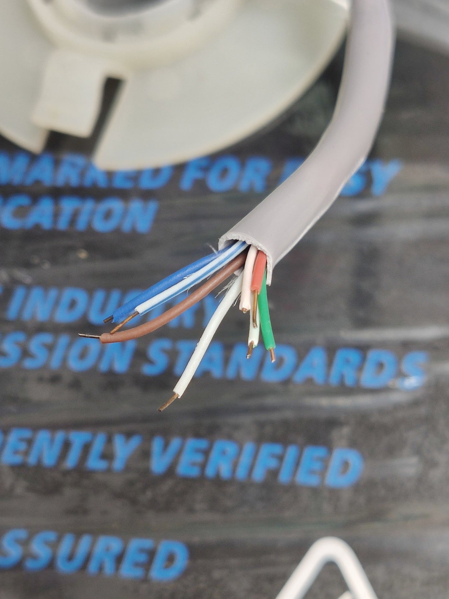 Clipsal CAT5e UTP LAN Cable 100 Meters with exposed internal wires for network connections