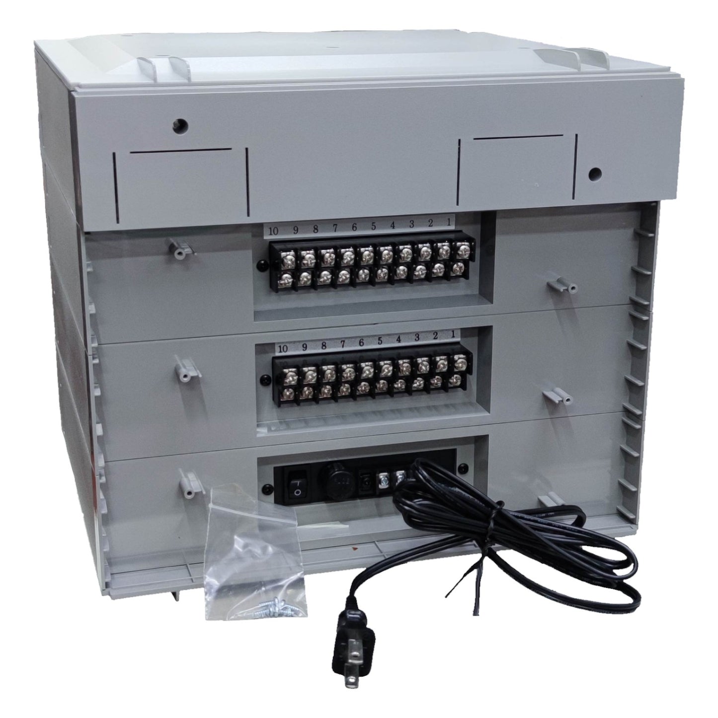 Commax 30 Station Intercom System CLS-10 Expandable With Handset T06 with Expand Unit CLS-10T(L) with Expand Unit CLS-10T(R) and 30pcs Sub-Station , 1pc CLS-10 + 1pc CLS-10T(L) + 1pc CLS-10T(R) + 30pcs TP-S + 1pc T06