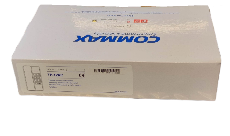 Commax Intercom 12 Station Master Unit TP-12 boxed CCTV and security system device