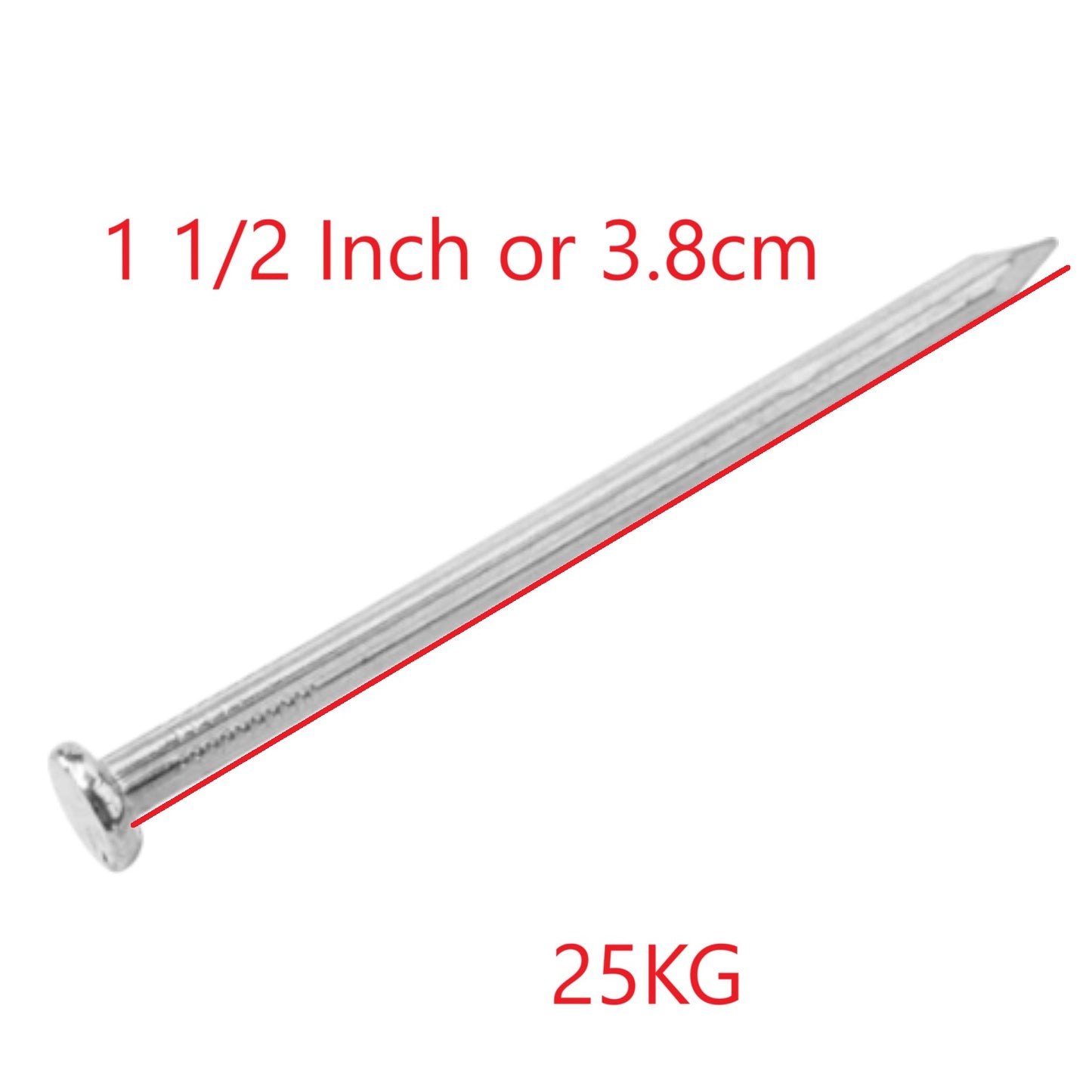 Concrete Nail 1 1/2 Inch Thick Type ( 25 KG)