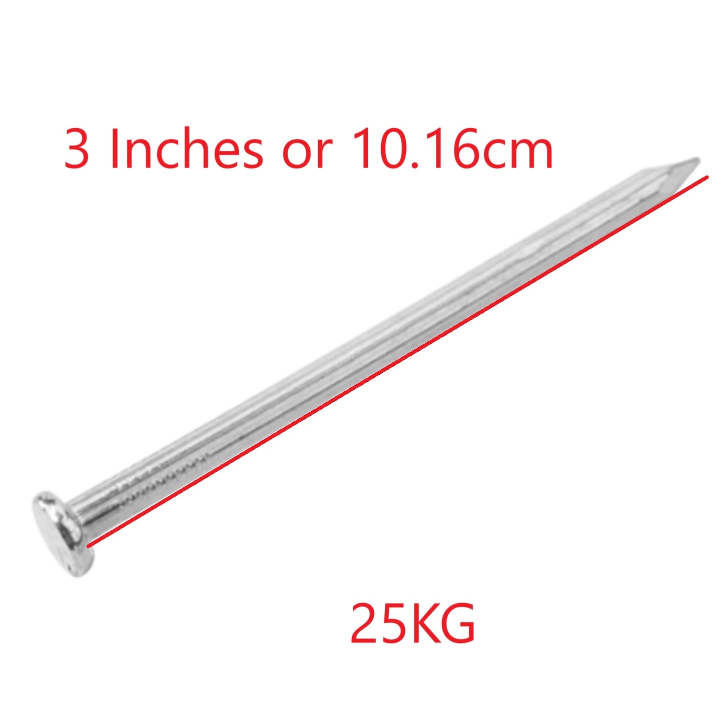 Concrete Nail 3 Inch Thick Type ( 25 KG)
