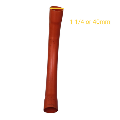 Atlanta Conduit Elbow for Electrical Wiring 40mm in brown smooth curved pipe design