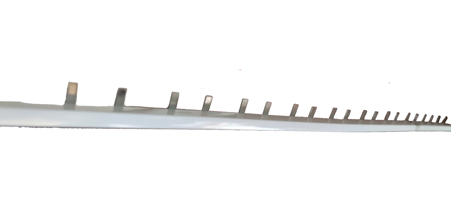 Grippes Bus Bar 2P for 2Pole 3 Module electrical circuitry part with multiple connectors in white