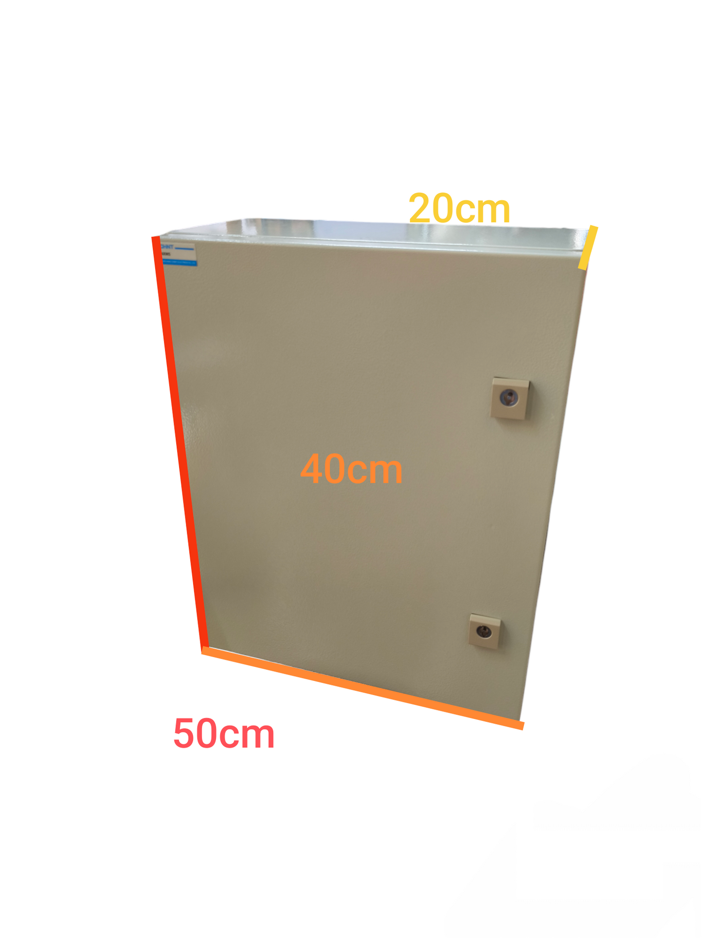 Chint Control Box 500mm x 400mm x 200mm cable management metal enclosure with locking knobs