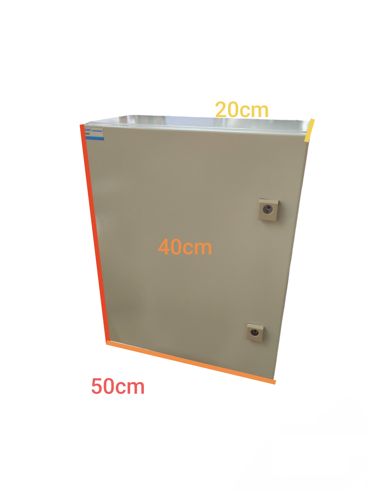 Chint Control Box 500mm x 400mm x 200mm cable management metal enclosure with locking knobs