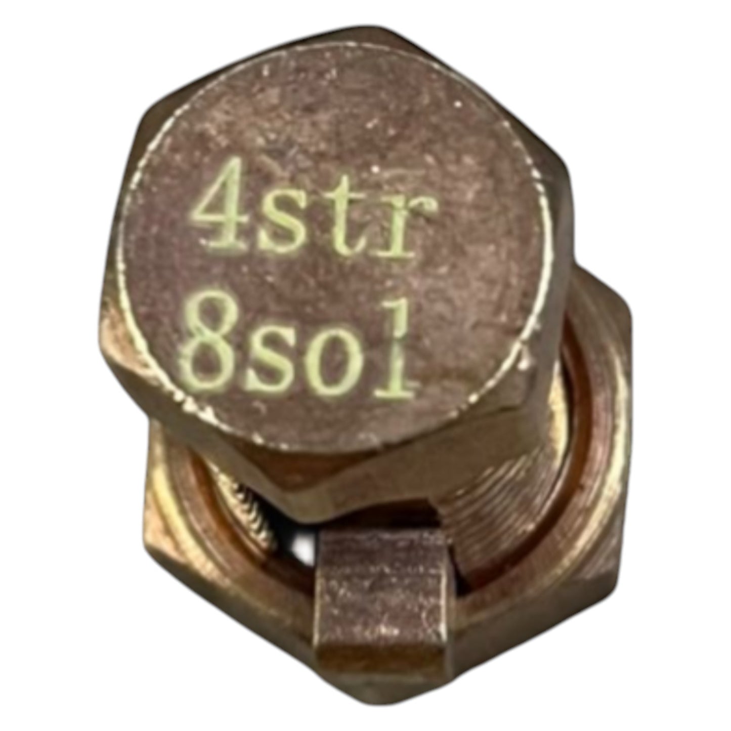 Solderless Connector Single Bolt Wire Size 8.0mm - 22mm Copper S-4 AWG4