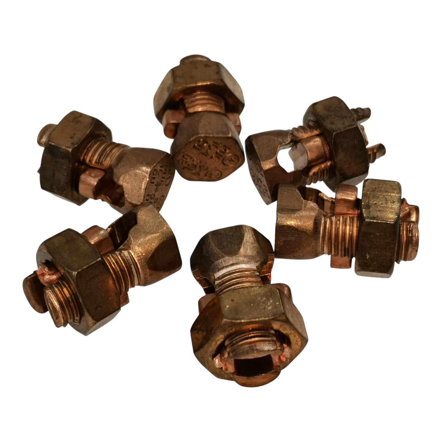 Solderless Connector Single Bolt Wire Size 8.0mm - 22mm Copper S-4 AWG4