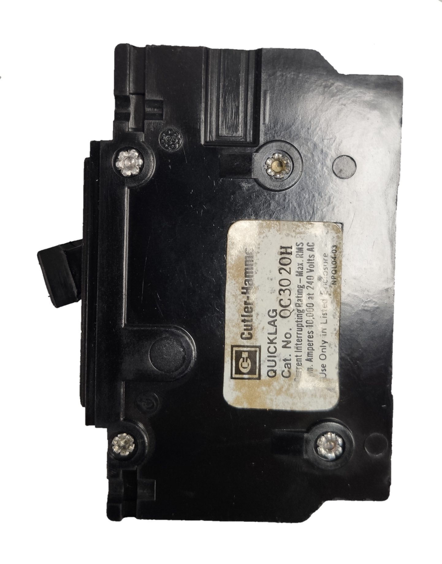 Westinghouse 20A 3 Pole 3 Phase Circuit Breaker Bolt on electrical component with screw terminals