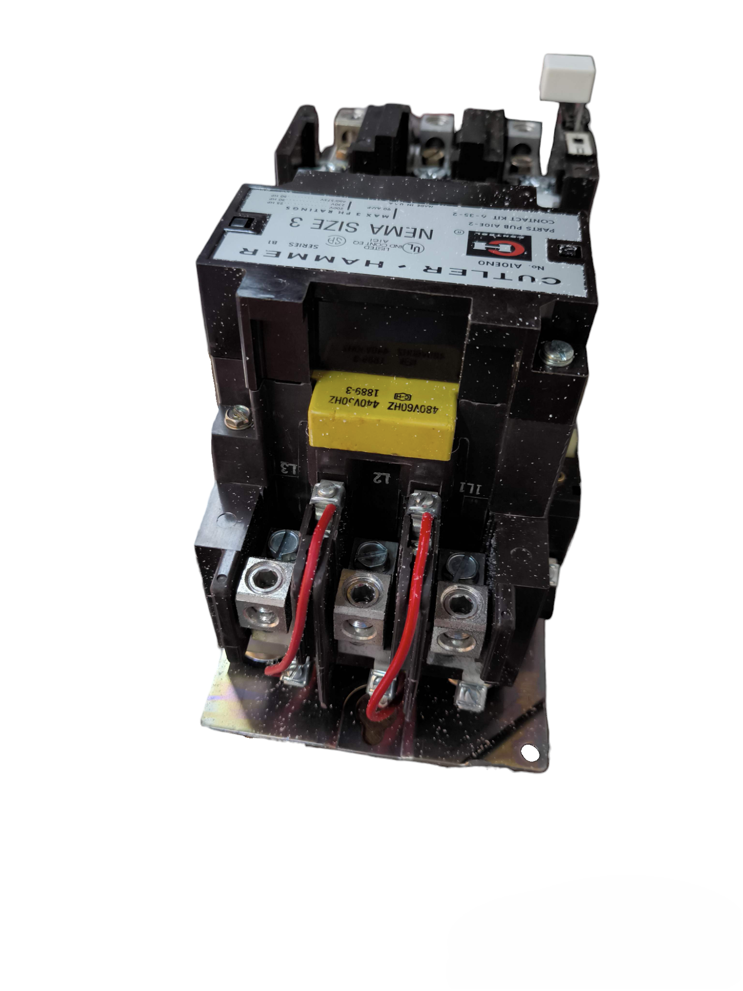 Cutler Hammer Magnetic Contactor Starter Size 3 black industrial electrical switch component