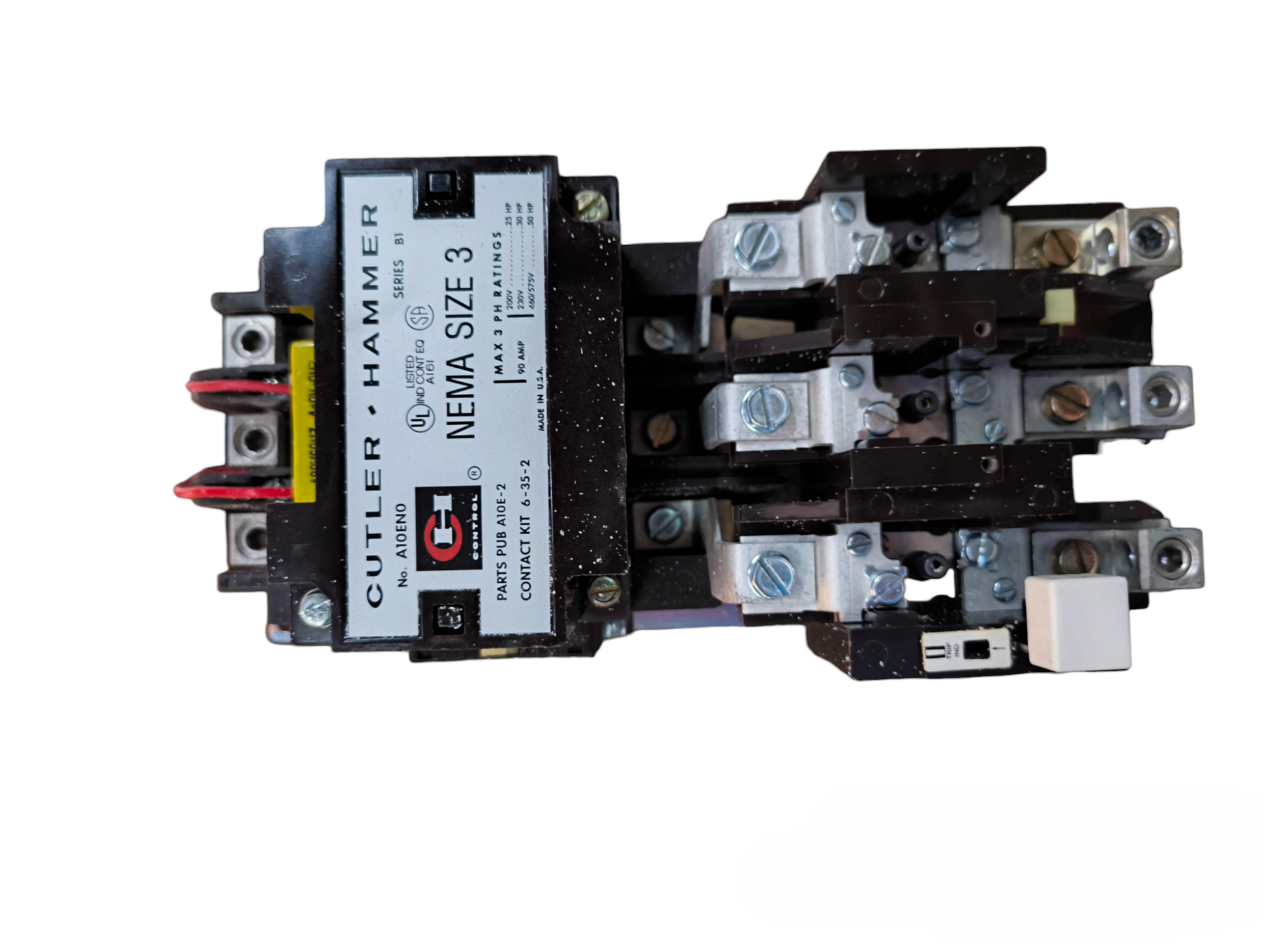 Cutler Hammer Magnetic Contactor Starter Size 3 for industrial electrical control applications