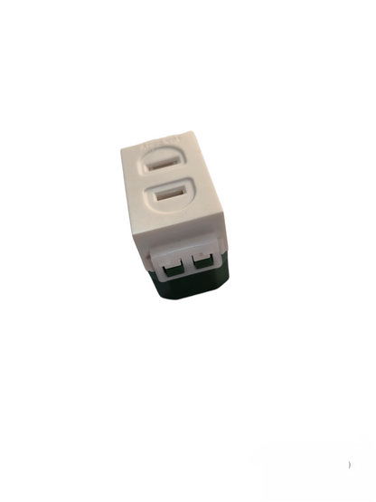 Omni Flat Pin Outlet Device Wide Series 15A 250V WWR-200