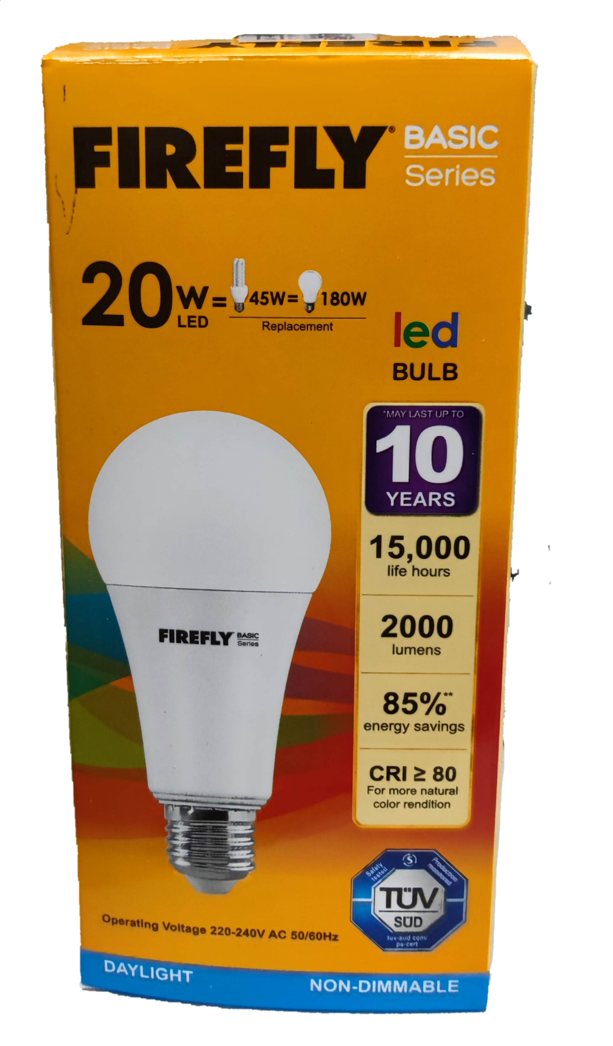 Firefly 20W LED Bulb E27 220V Daylight