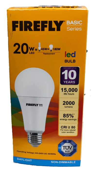 Firefly 20W LED Bulb E27 220V Daylight